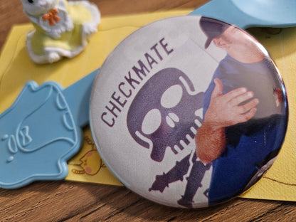 Checkmate - 2.25" can badge